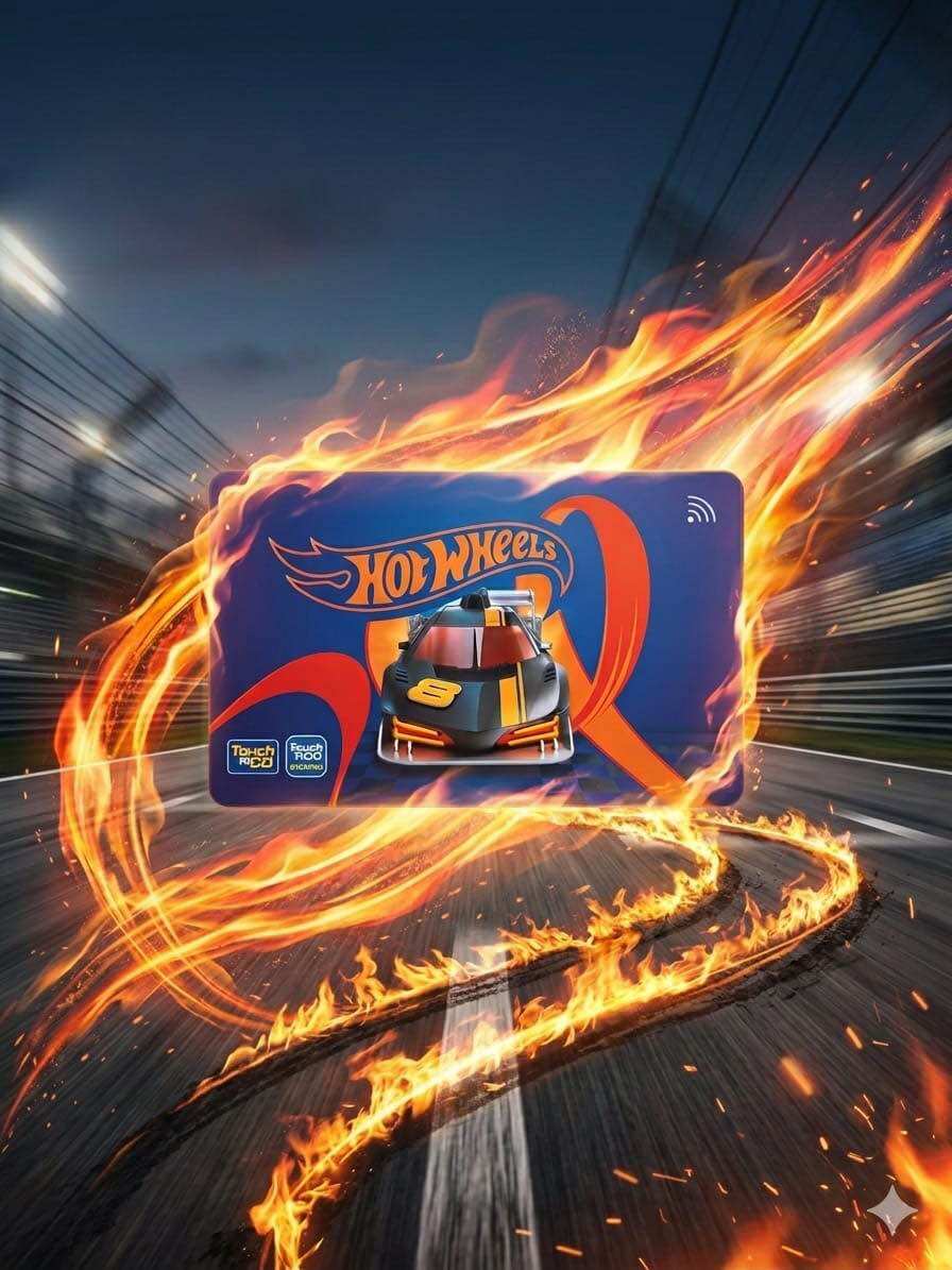 Hot Wheel Limited Edition Touch N Go NFC Card (Performance Edition) (No Balance) Original TNG Fast Shipping