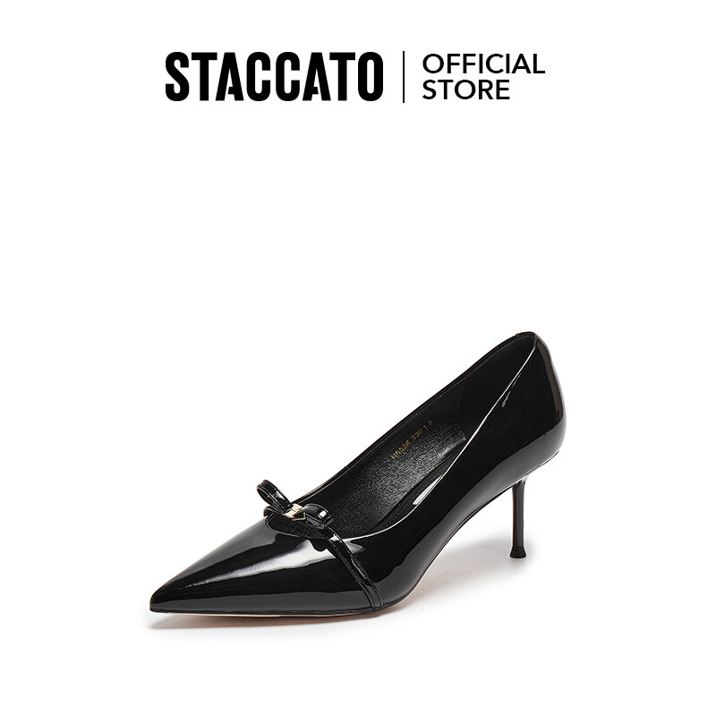 Staccato Women's High Heel Shoes Stiletto Shallow Mouth Shoes H6526 ราคา 4,590 บาท*ส่งฟรี