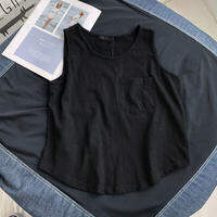YOULIZHIHUA | Pocketed Bamboo Cloth Loose Fit Workout Tank Top For Women