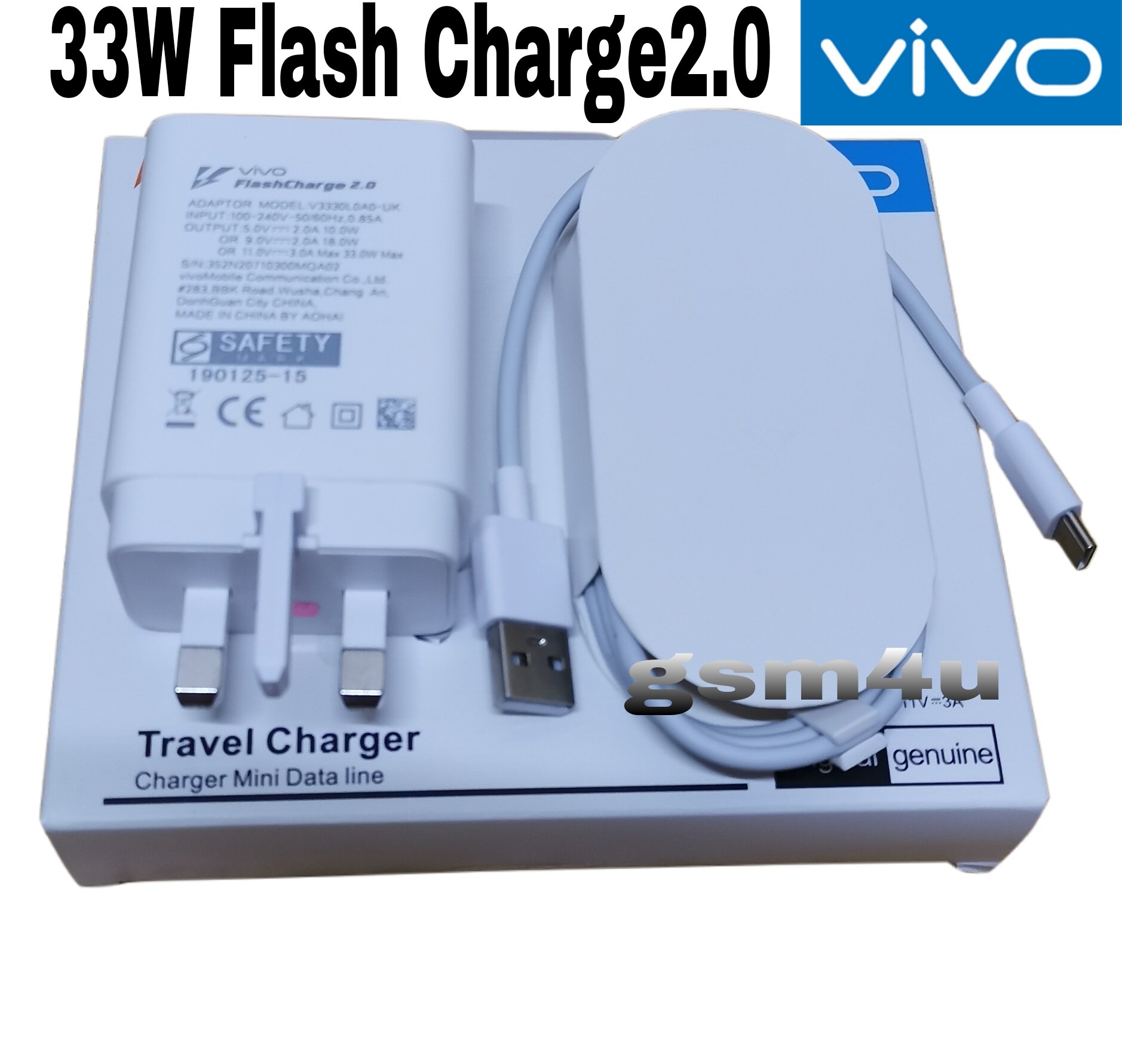 vivo v20 fast charger original