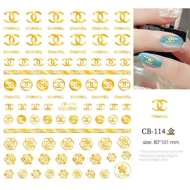 3D stickers nail art DD485