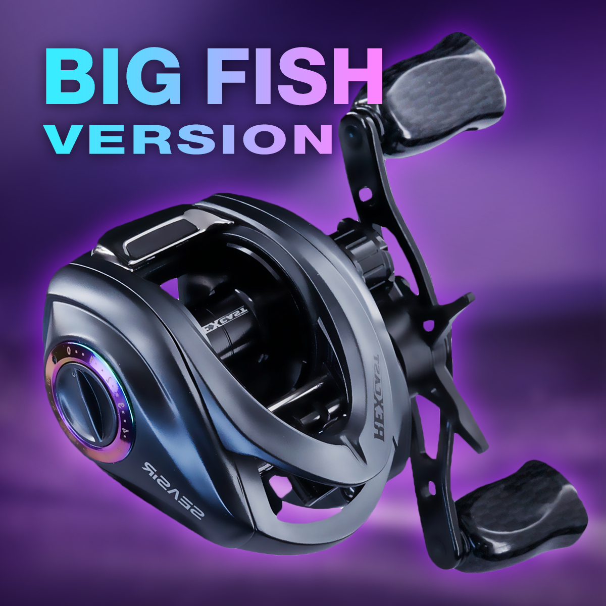 Seasir Rexcast Dc Baitcasting Fishing Reel 3 Digital Control Modes