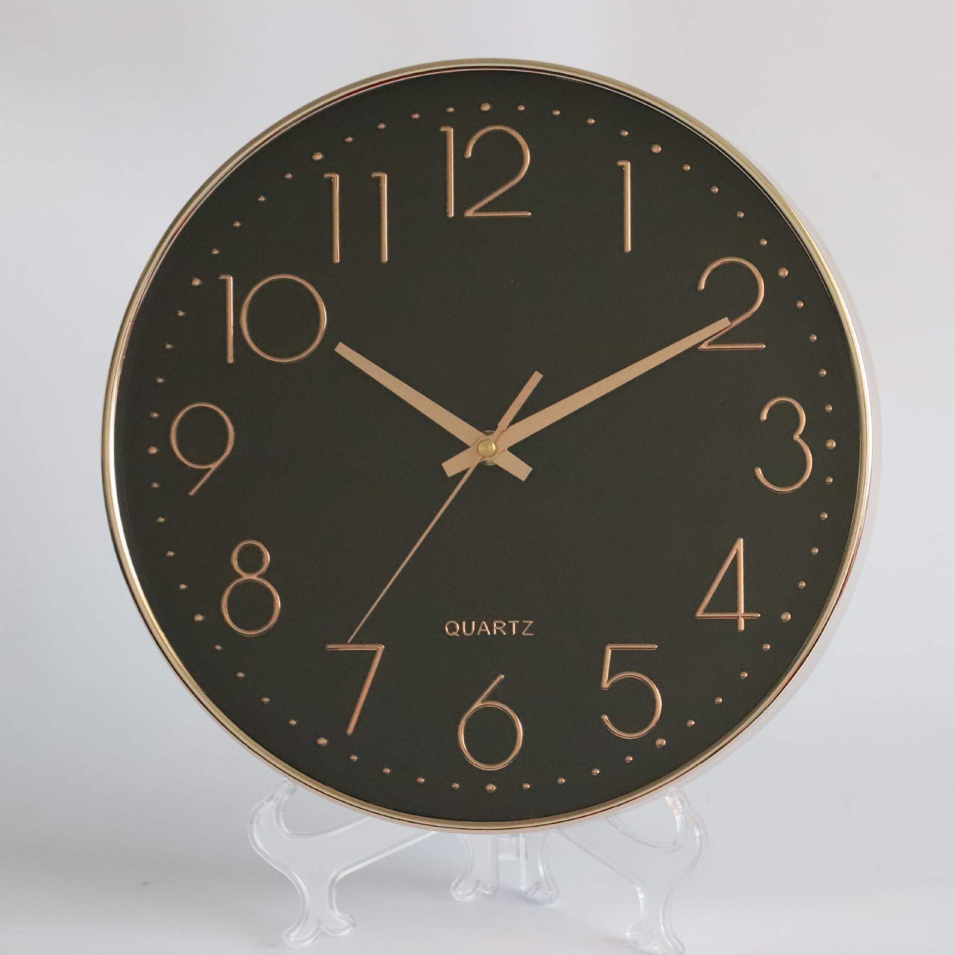 FUJIUSHUANG | Silent Fashion Nordic Style Circular Decorative Wall Clock 20CM