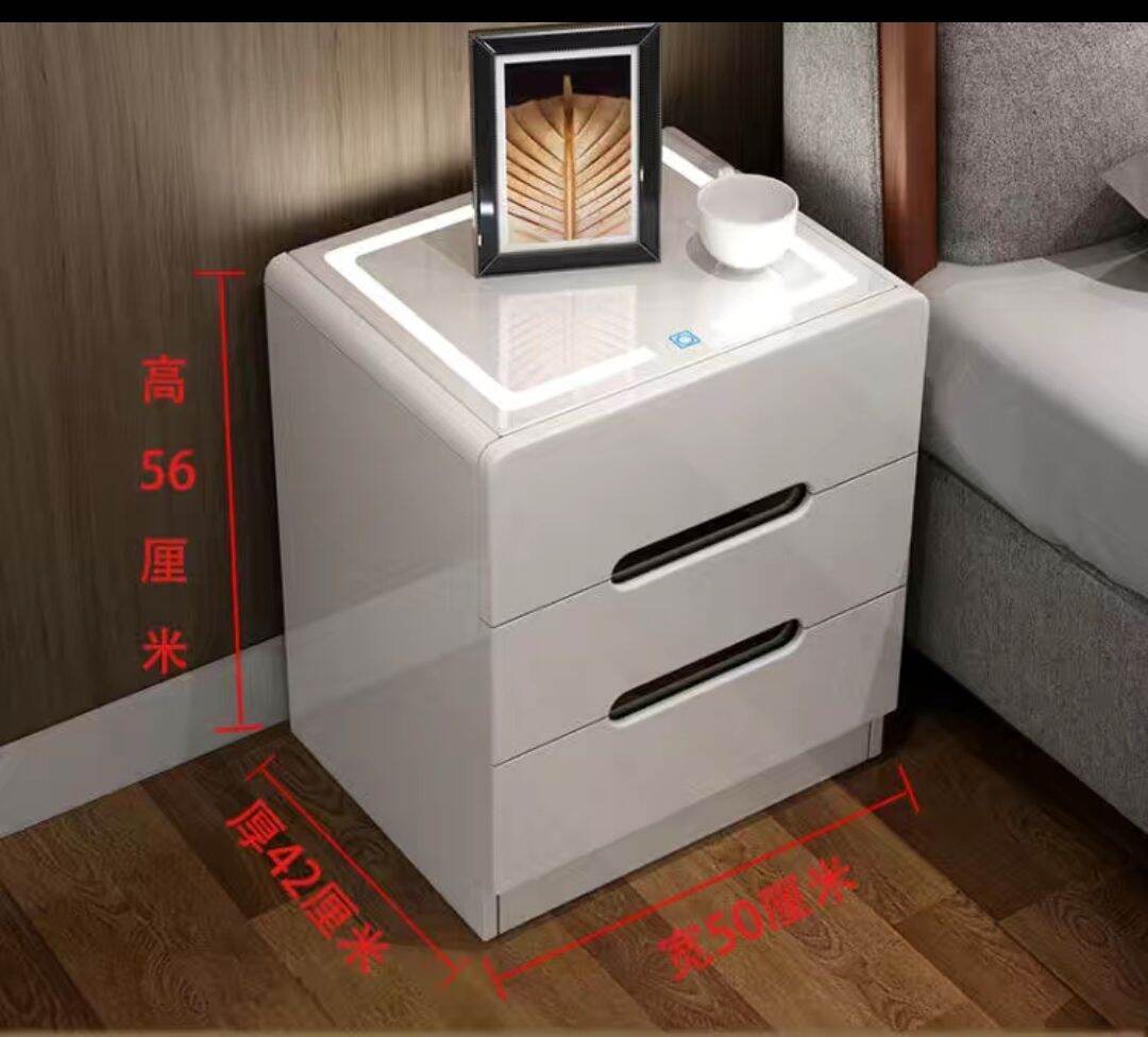 Malaysia Ready stock Smart Bedside Table Bedroom Small Apartment