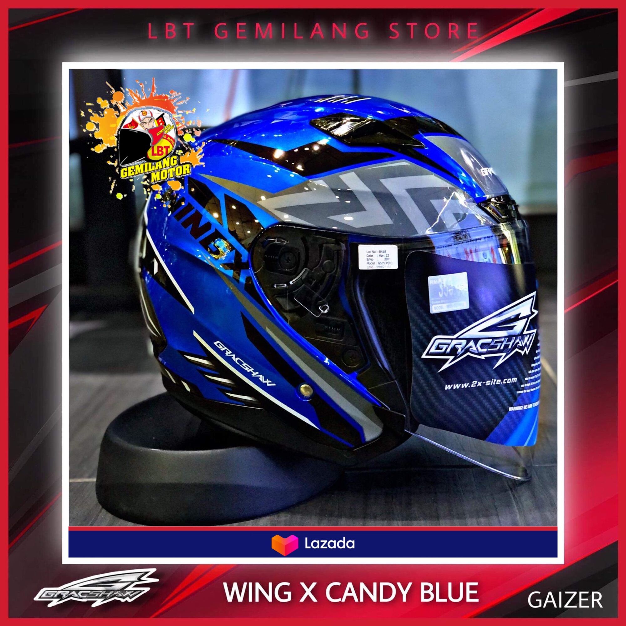 GRACSHAW Helmets Geomax [ENFORCER PINK 