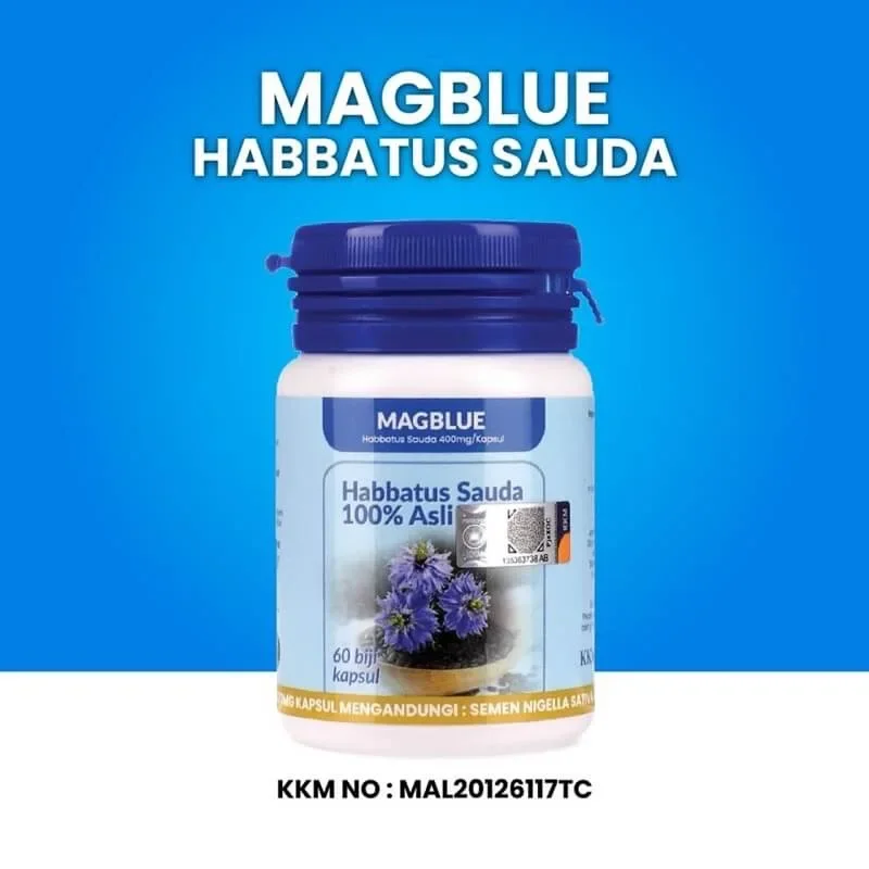 HABBATUSSAUDA MAGBLUE ORIGINAL BY MAGIC BLUE MALAYSIA KKM APPROVED READY STOCK FAST DELIVERY