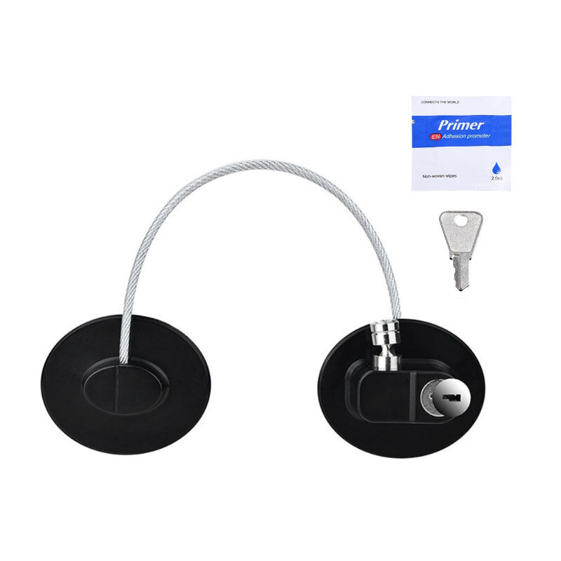 1 Pc Child Safety Lock Cabinet Fridge Door Lock Stainless Steel Cable Protection Kids Baby Home Window Lock Strong Fix