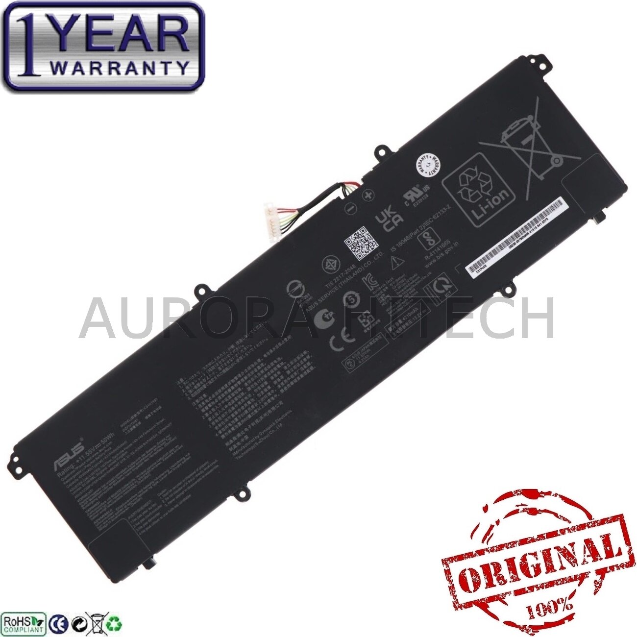 Original Genuine Asus C31N1905 0B200-03750200 0B200-03750200M 0B200-03750300 Laptop Battery Harga 221 Ringgit*Penghantaran Percuma