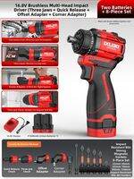 DELIXI Electric | Cordless Brushless Multi-purpose Electric Screwdriver Set