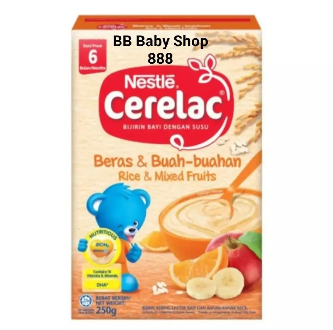Nestle cerelac cereal - Beras & buah-buahan/ rice & fruits
