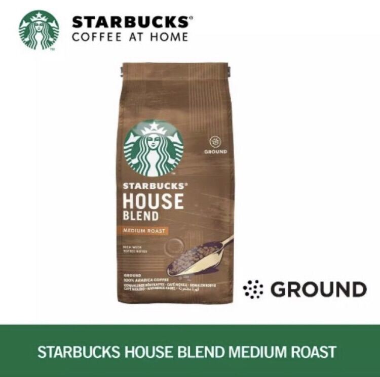 Starbucks House Blend Medium Roast Ground Coffee 200g Lazada