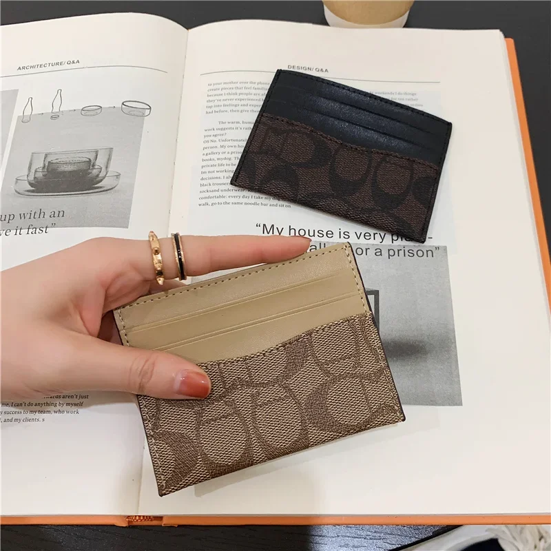 Card Holder Female Small and Simple Personality Retro Ultra-Thin Mini Exquisite High-End Multi-Card Large Capacity Bank Card Holder