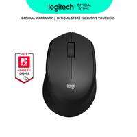 Logitech M331 Silent Plus Wireless Mouse 2.4 GHz with USB Nano Receiver 1000 DPI Optical Tracking 3 Buttons PC / Mac / Laptop / Chromebook