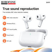 BOROFONE BW99 TWS Không dây ANC Giảm tiếng ồn Tai nghe Bluetooth In-ear Âm nhạc Tai nghe thể thao phổ quát cho tất cả điện thoại thông minh