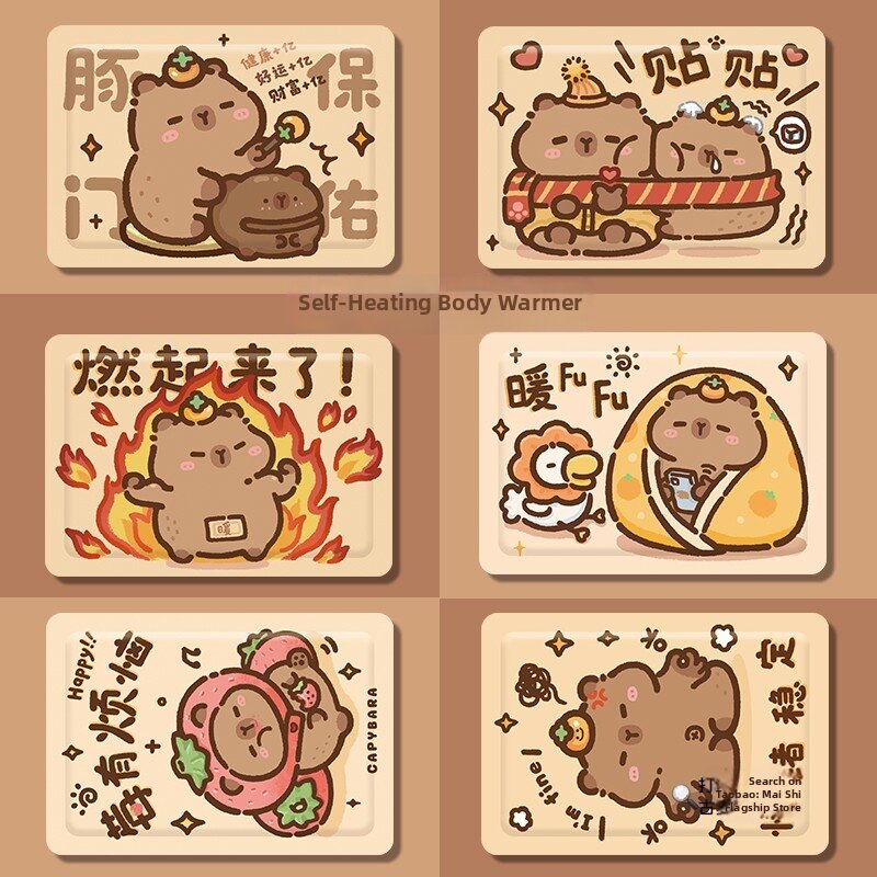 Cute Warm Baby Cavy Warm Patch Student Winter Use Warm Body Patch Thermal Patch Girls Heated Patch Home Daily Use Warmth Supplies Harga  71 Ringgit*Penghantaran Percuma