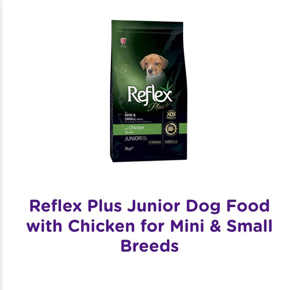 REFLEX PLUS DOG FOOD 3KG (MADE IN TURKEY 🇹🇷) Lazada