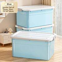 XINGYOU | Large Capacity Lidded Thickened Plastic Storage Box