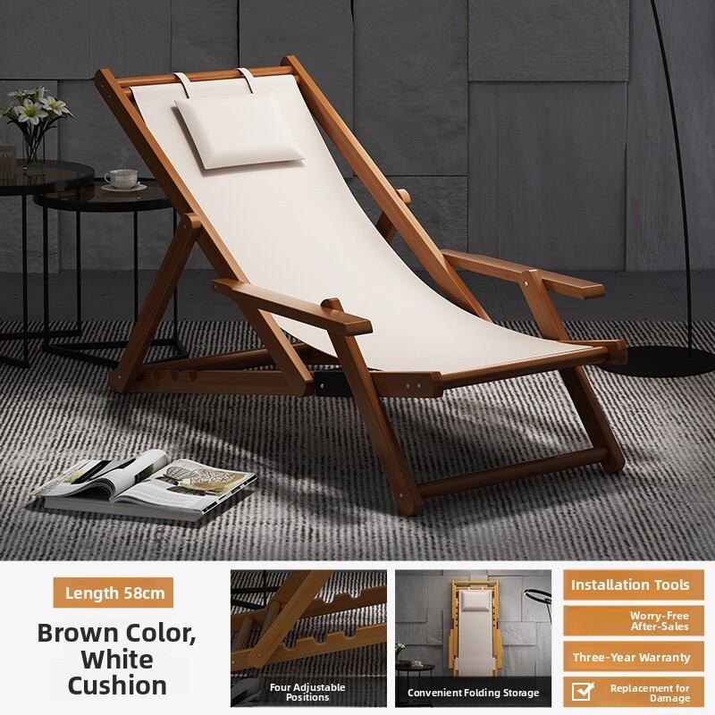CHUJUN | Portable Leisure Camping Folding Beach Chair | Lazada