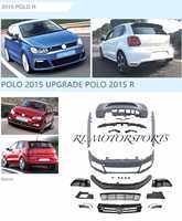 Volkswagen polo vento mk5 hatchback sedan R bodykit body kit front rear bumper grill grille diffuser lip side skirt led