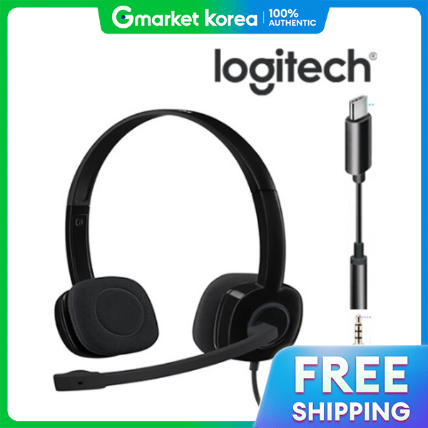 Logitech | Logitech Open Type Wired Headset C-Type AUX Tablet Laptop Smartphone Connection