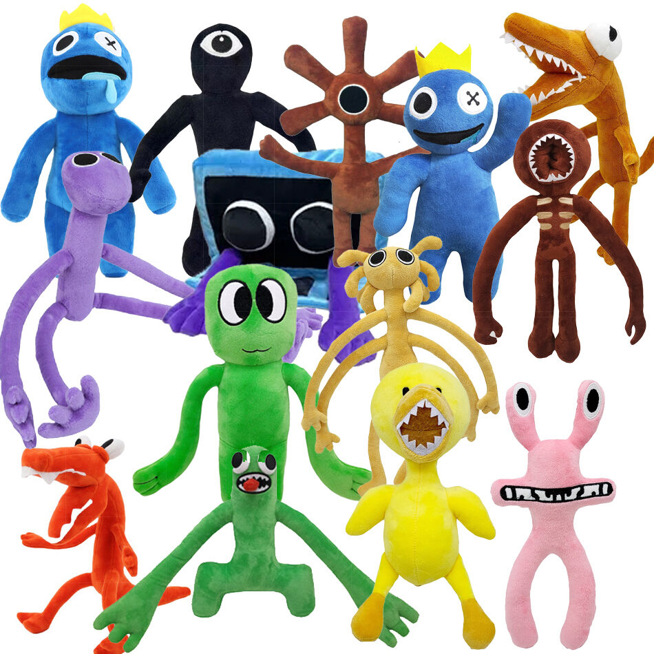 Rainbow Friends Plush Toy Cartoon Game Character Doll orange lizard Monster  Soft Stuffed Animal Toys For Children Christmas Gift