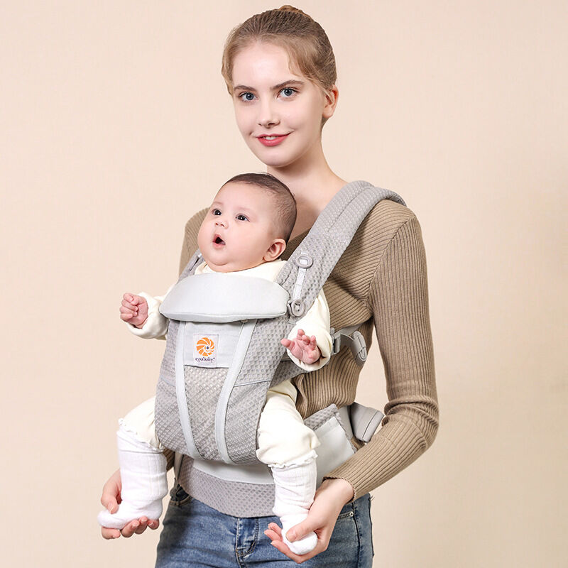 Egobaby Omni Breeze Baby Carrier All Carry Positions Breathable Mesh with Enhanced Lumbar Support & Airflow (7-45 Lb)