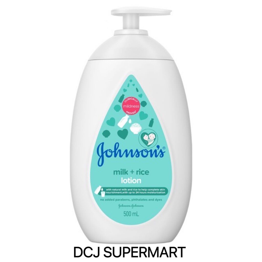 Johnson’s Baby Lotion Milk + Rice 500ml