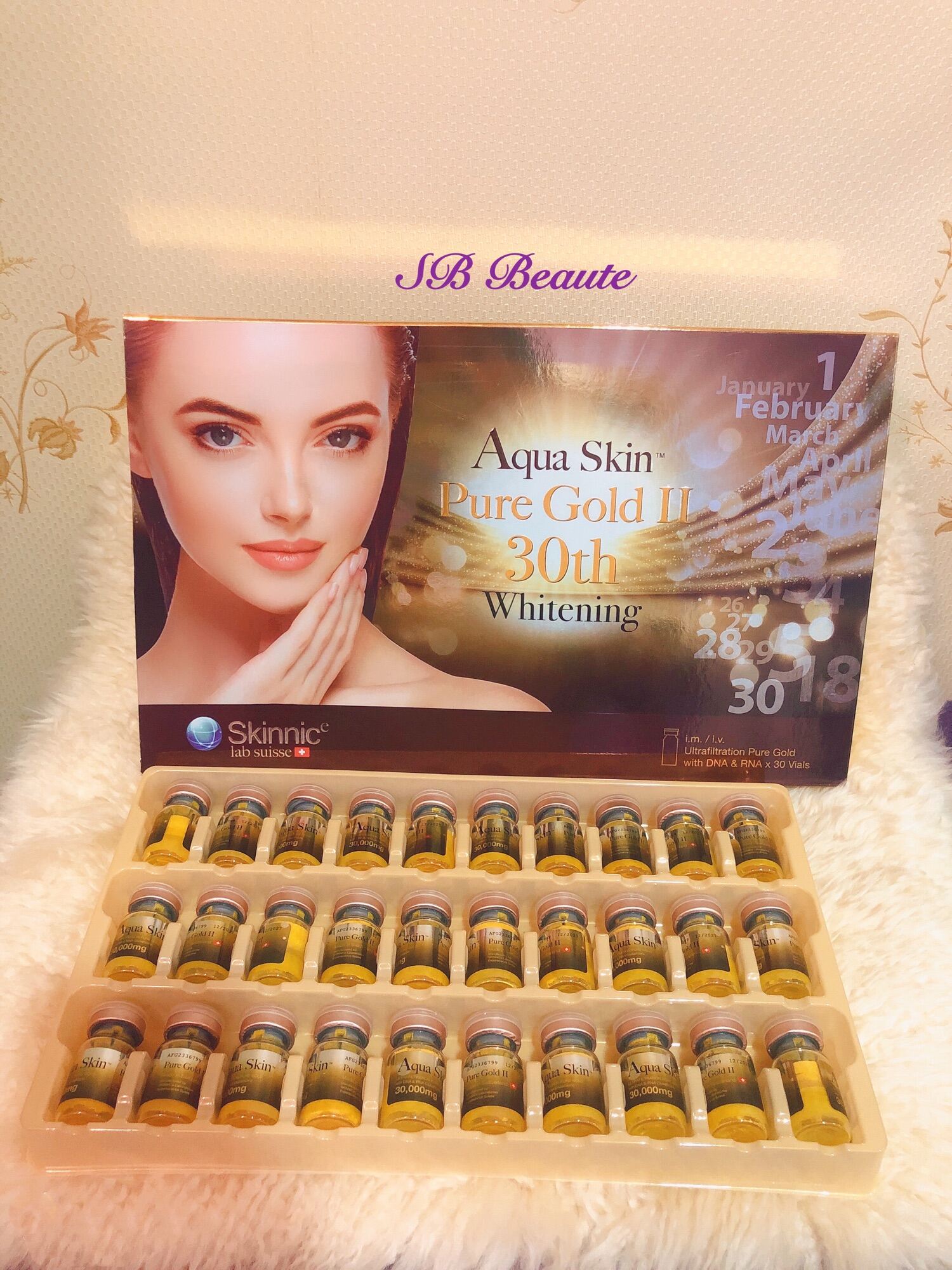 Aqua Skin Pure Gold II 30 Whitening Lazada