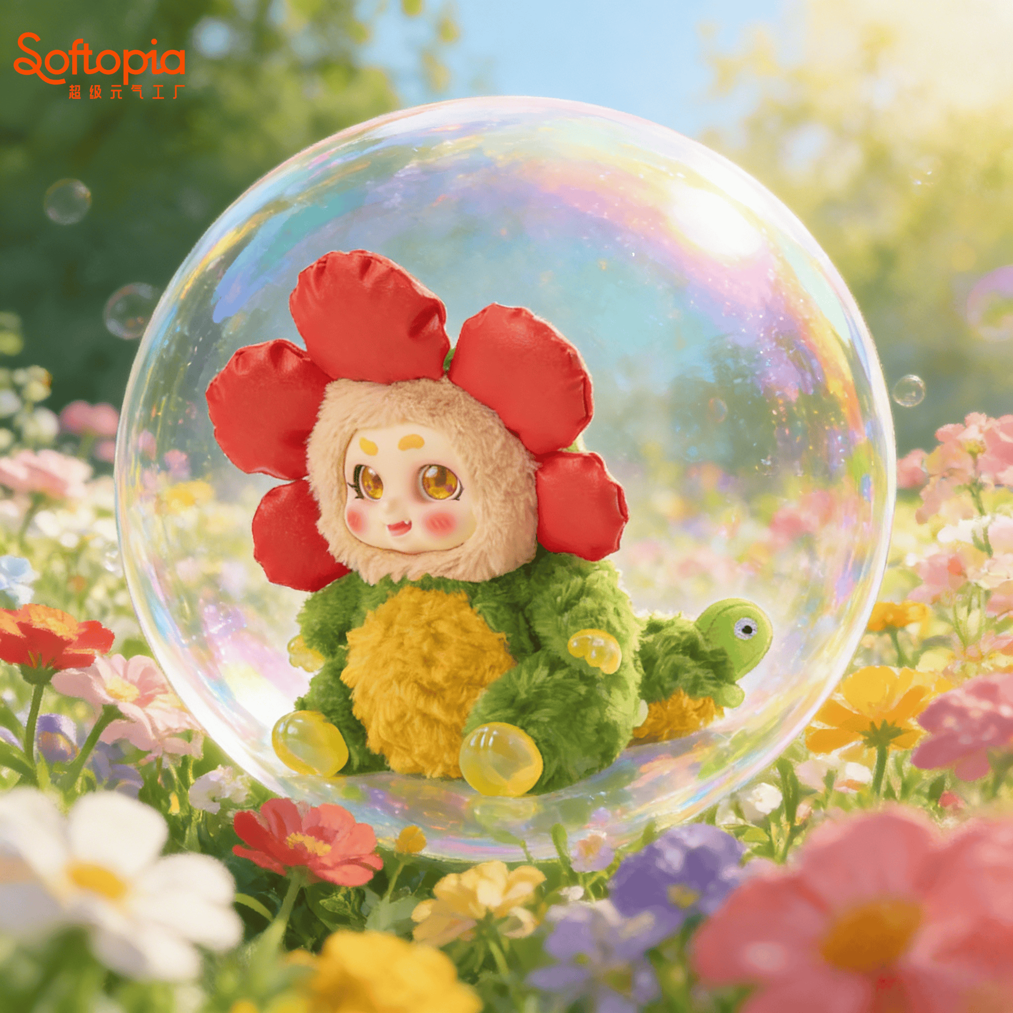 Softopia Cino Garden Fairies Series Vinyl Plush Figure Toy Blind Box gift ราคา 770 บาท*ส่งฟรี