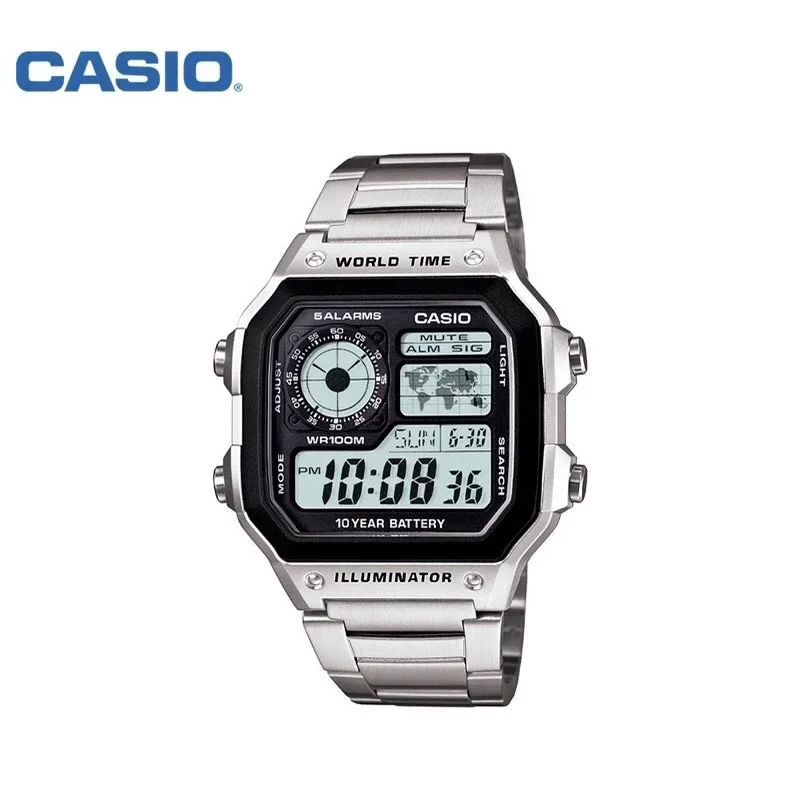 100% Original Casio AE-1200WHD-1A Marco Set 18 Months Warranty by Marco