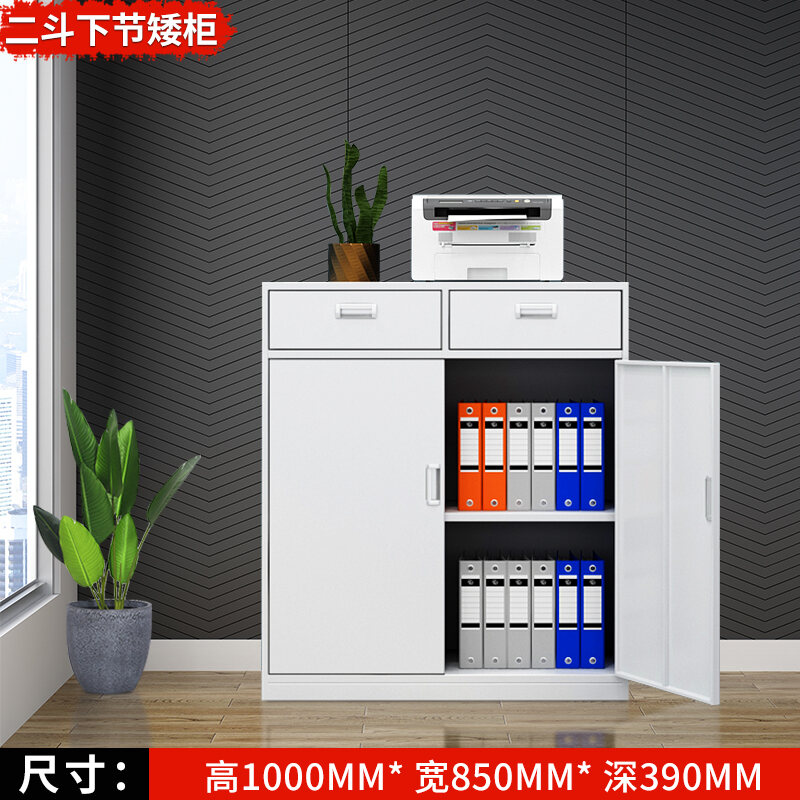 IRON File Wardrobe Office Material Locker Staff Steel Storage
