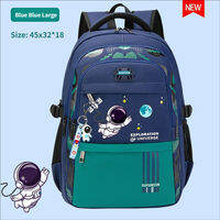 （IN STOCK) LORDWEY | Schoolbag for Grade 1-9 Students Space Astronaut Large Capacity Waterproof Childrens Schoolbag Backpack 800D Oxford Cloth