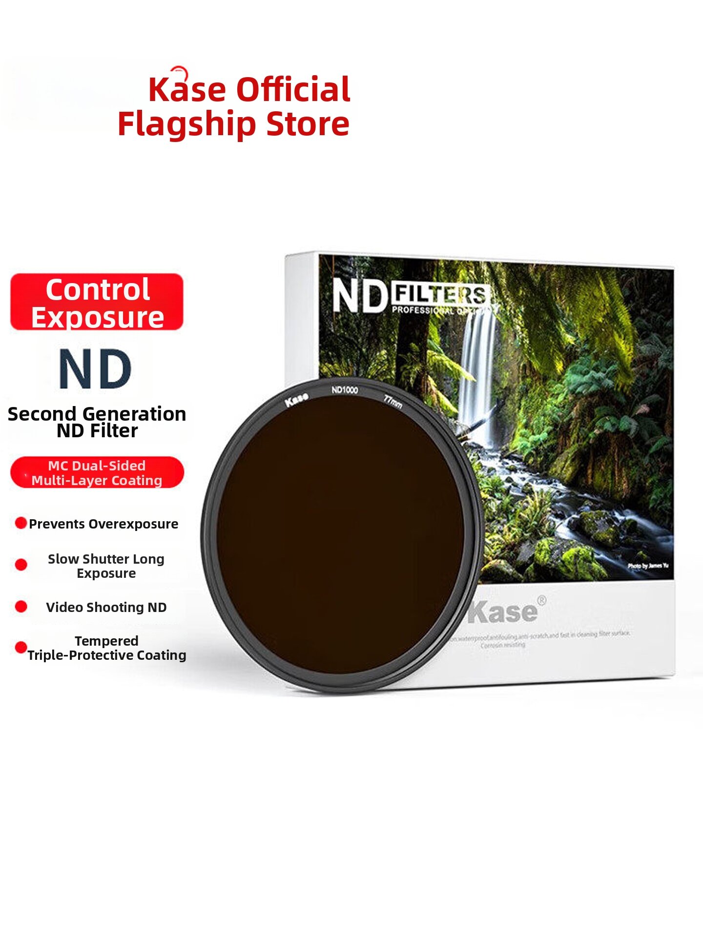 Kase | High-density ND Filter 1000 Harga  217 Ringgit*Penghantaran Percuma