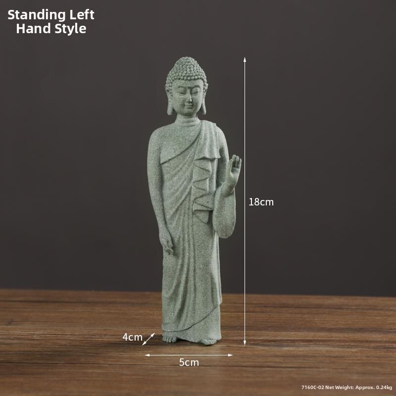 Zen Amida Buddha Mini Decorative Statue