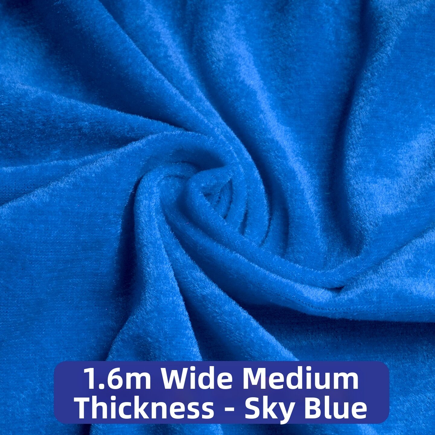 XIYIFANG | Thick Black Velvet Fabric Material