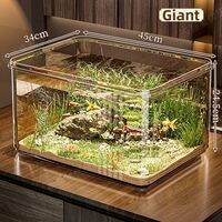 XINGYOU | Small Living Room Square Faux Glass Fish Tank
