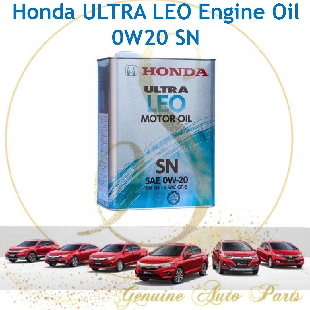 100% ORIGINAL ) HONDA ULTRA LEO ENGINE OIL 0W20 0W-20 4L 100% ORIGINAL ) HONDA ULTRA LEO ENGINE OIL 0W20 0W-20 4L