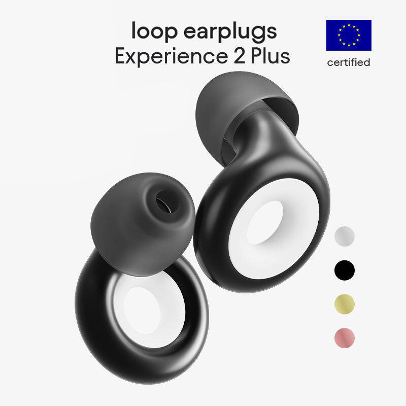 Loop Experience 2 Plus Ear Plugs – Blackpink Earplugs for Concerts Modern Design ​ ​ Certified for Hearing Protection for Concerts and Festivals, Live Performances, Sports, Djs, and Nighttime Entertainment Venues – Reduces Noise by 20Db (High Fidelity)
