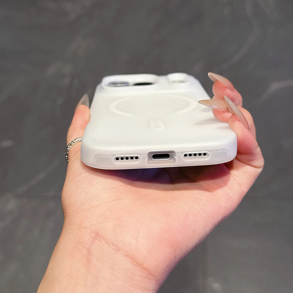 Candy Colour Magnetic Wireless Charging Case For Iphone Pro Max_voghion.com
