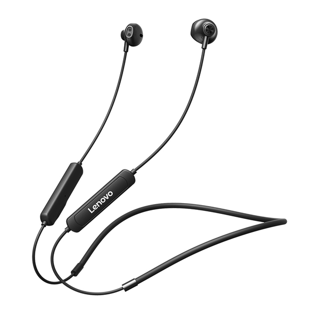 Lenovo | Lenovo SH1 Wireless Earphone Bluetooth 5.0 Neckband Headphone HIFI Sound Sport Magnetic Headset IPX5 Waterproof Earbuds with Mic