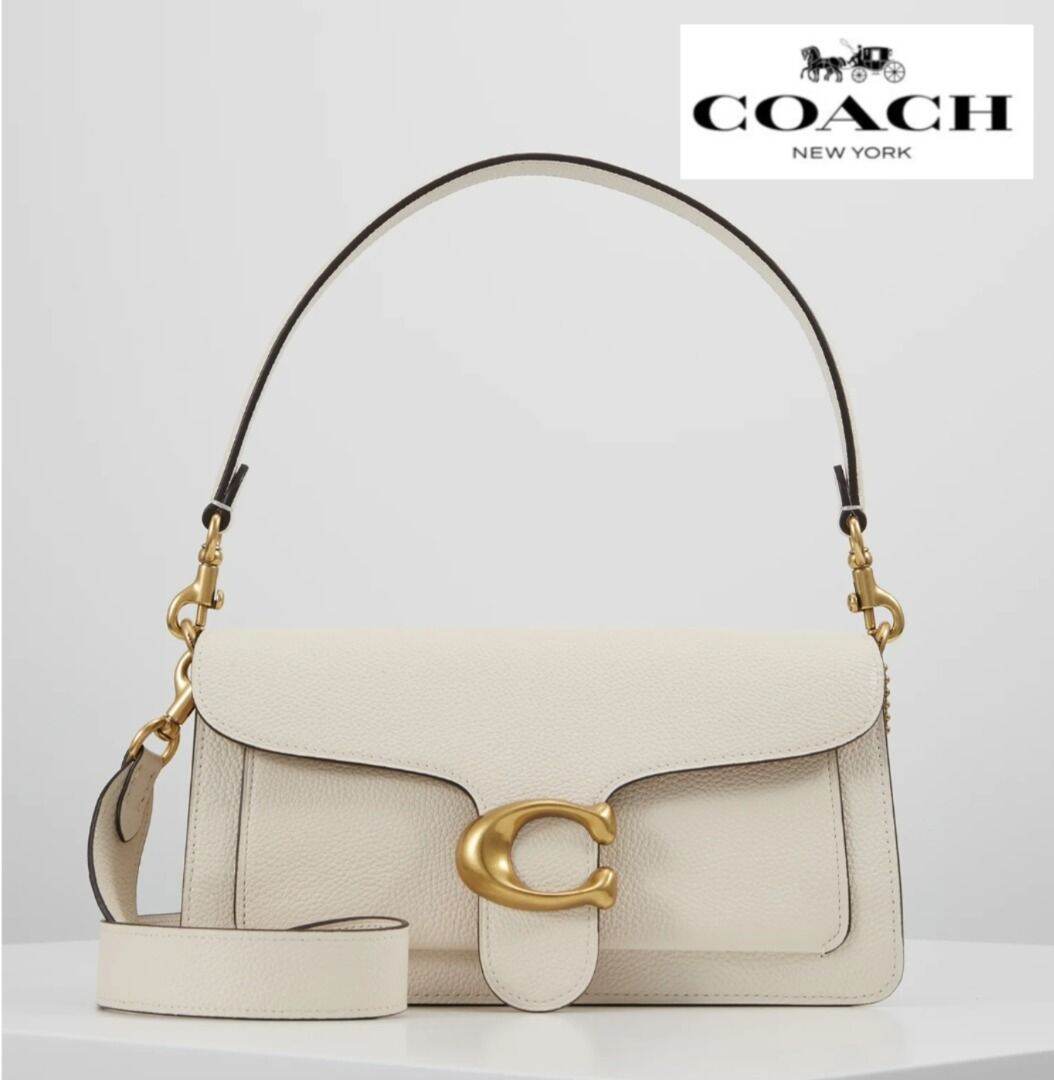 Coach store tabby white