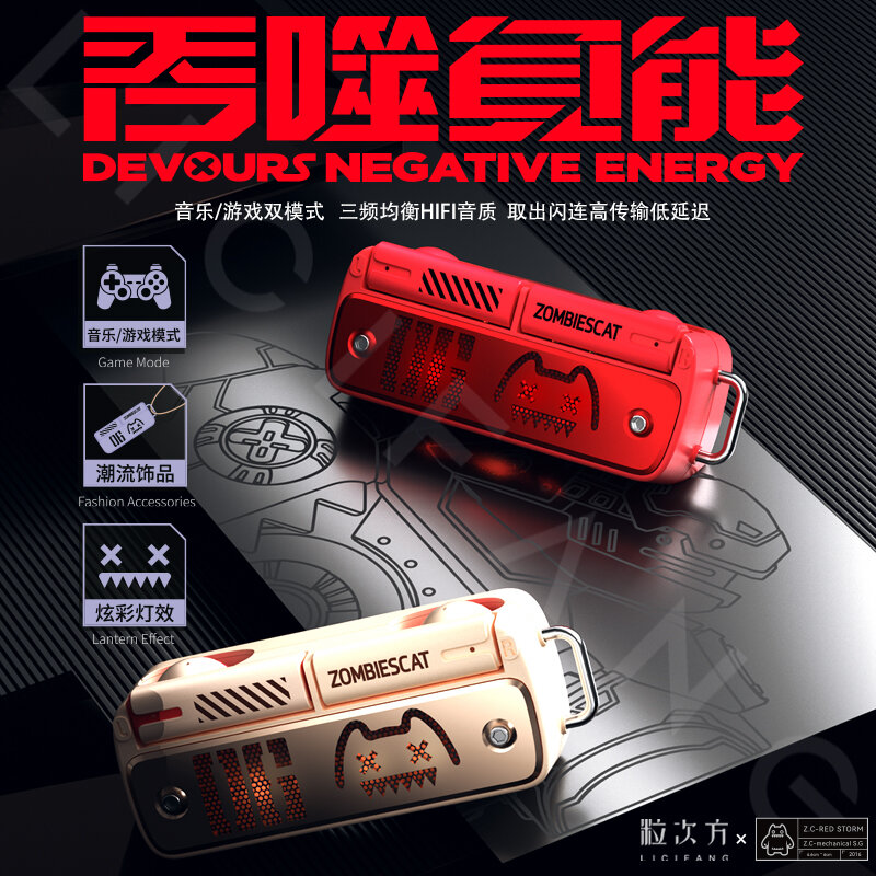 Noise Cancellation Wireless Bluetooth Earphones Gaming Music Dual Mode