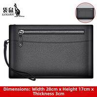 Kangaroo | Mens Genuine Leather Handheld Business Bag