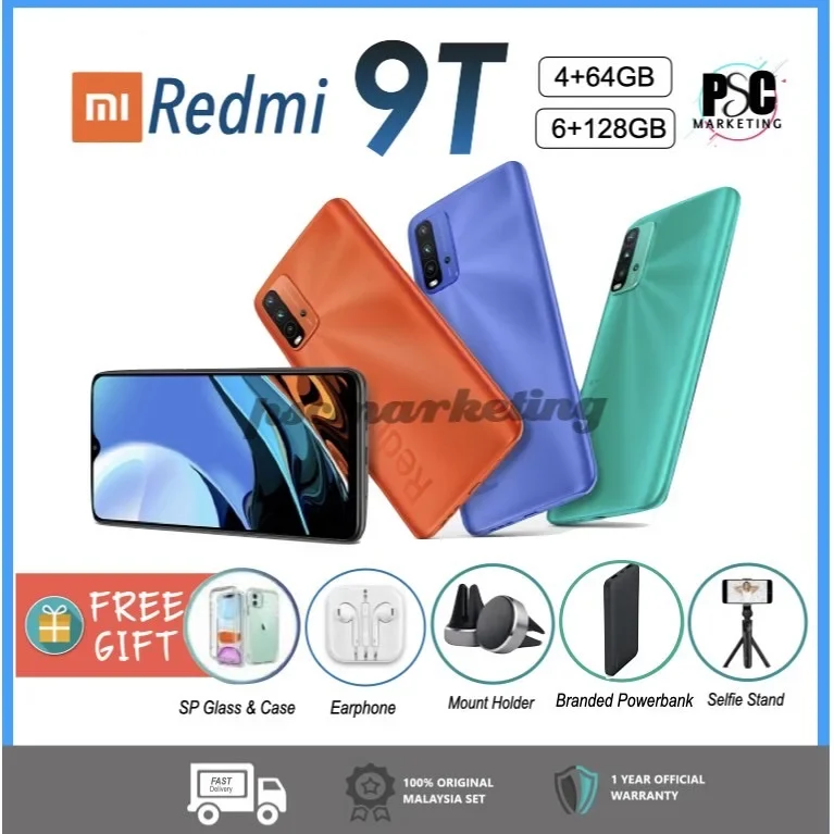 Xiaomi Redmi 9T( MY SET) (4RAM+64GB/6RAM+128GB)