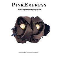 PINK EMPRESS | High-end Black Bun Claw Hair Clip