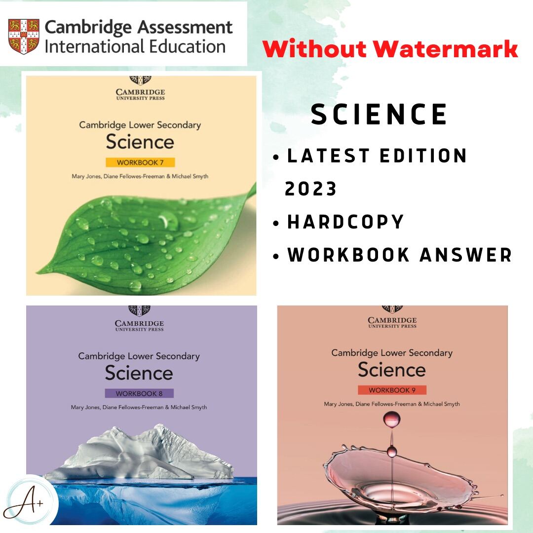  Hardcopy Latest 2023 Cambridge Lower Secondary Science Workbook Book 7 