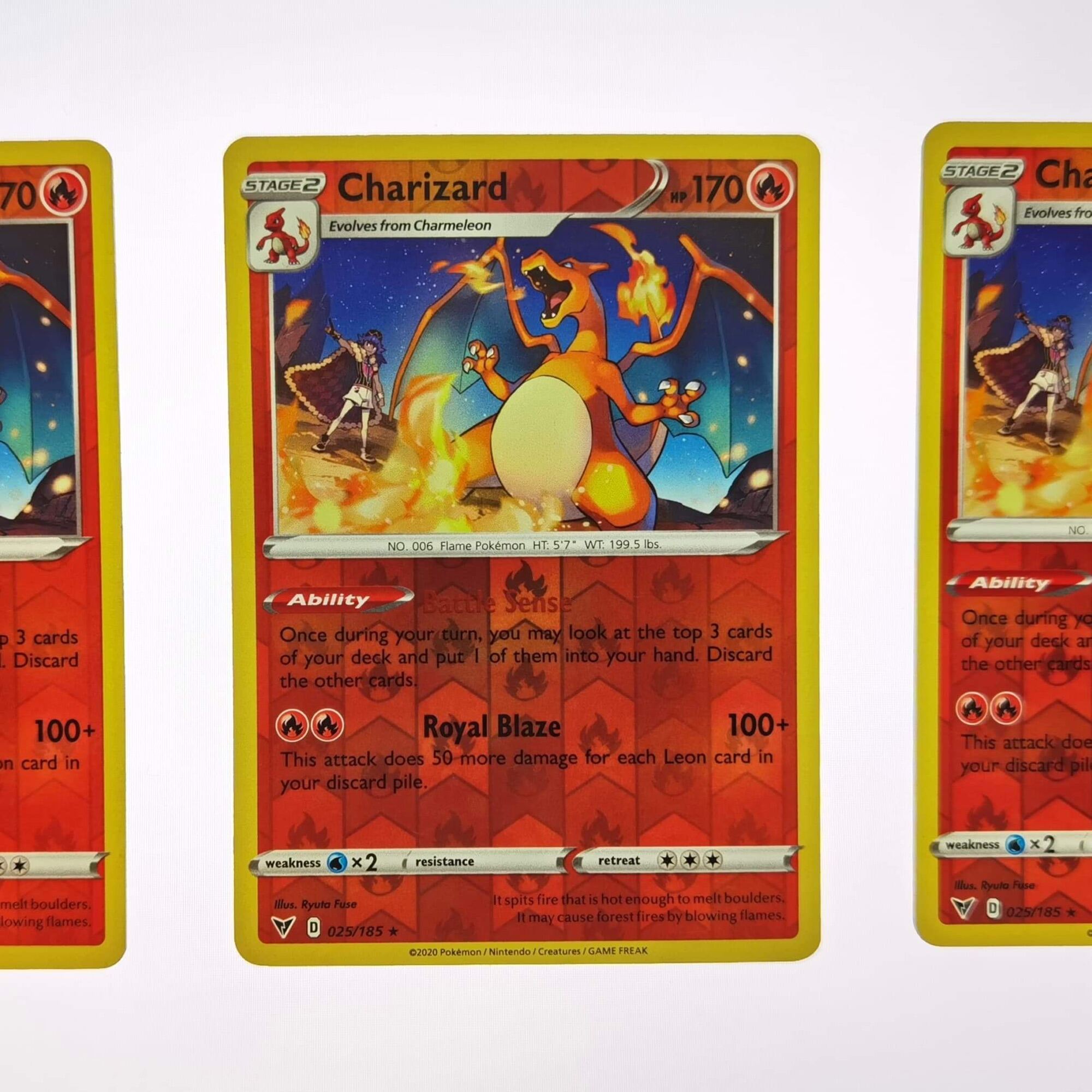 Charizard (25/185), Busca de Cards