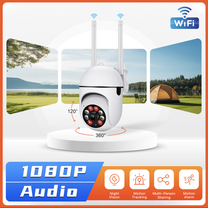 EKLEVA Full HD1080P IP Camera Outdoor WiFi Home Security Camera Wireless Surveillance WiFi Two Way Audio IP Video Night Vision Camara Cam ราคา 312 บาท*ส่งฟรี