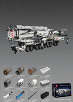 Mould King | Large Construction Crane Rescue Vehicle Model High Difficulty Assembly Building Toy