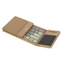 Nillkin Cube Pocket Foldable Bluetooth Keyboard with Touchpad and Number Pad 3-Fold Portable Wireless Keyboard Full Size Keys with Large Trackpad Compatible with iPad Laptop PC Tablets Phone for Mobile Office